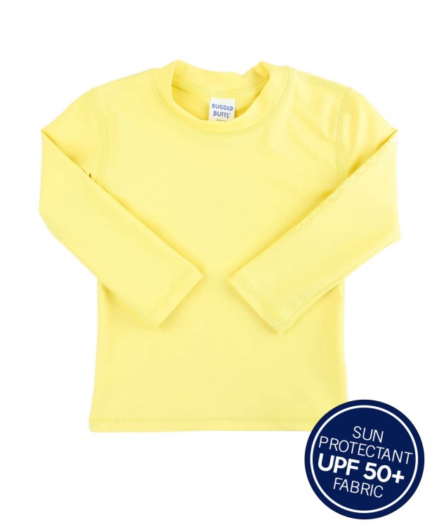Banana Yellow Long Sleeve Rash Guard