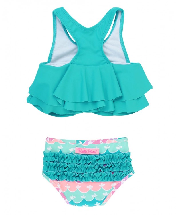 Mermaid Aqua Ruffle Bikini