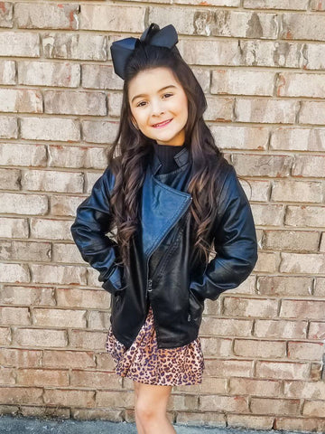 Faux Leather Motorcycle Jacket