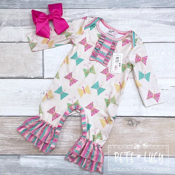 Fly Like a Butterfly Romper