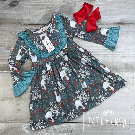 Duck Duck Goose Long Sleeve Dress