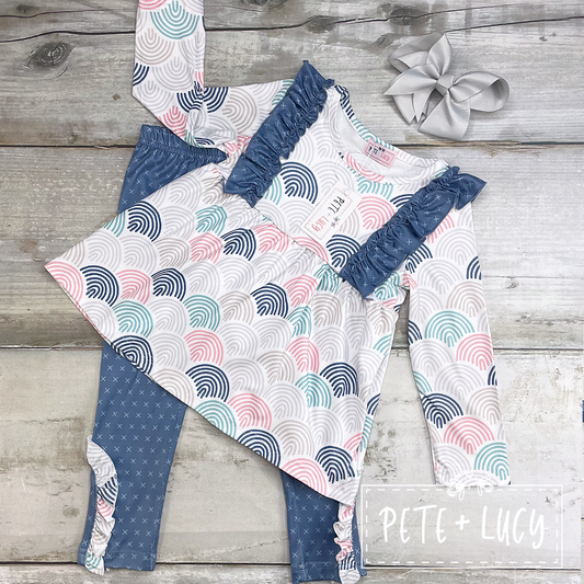 Rainbow Blues Pant Set