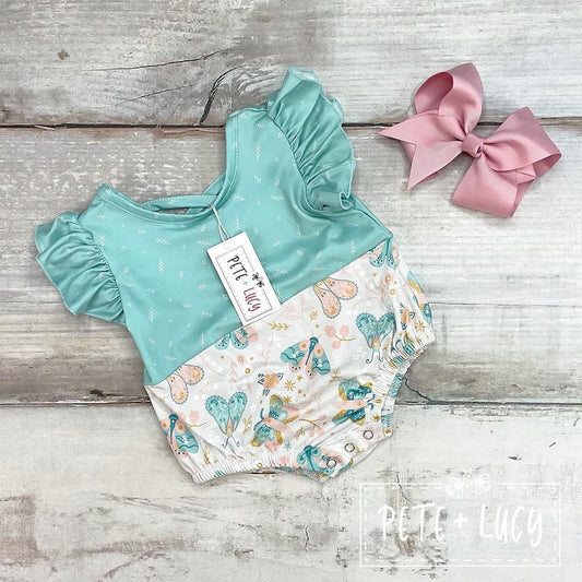 Fancy Flutter Romper/Bubble