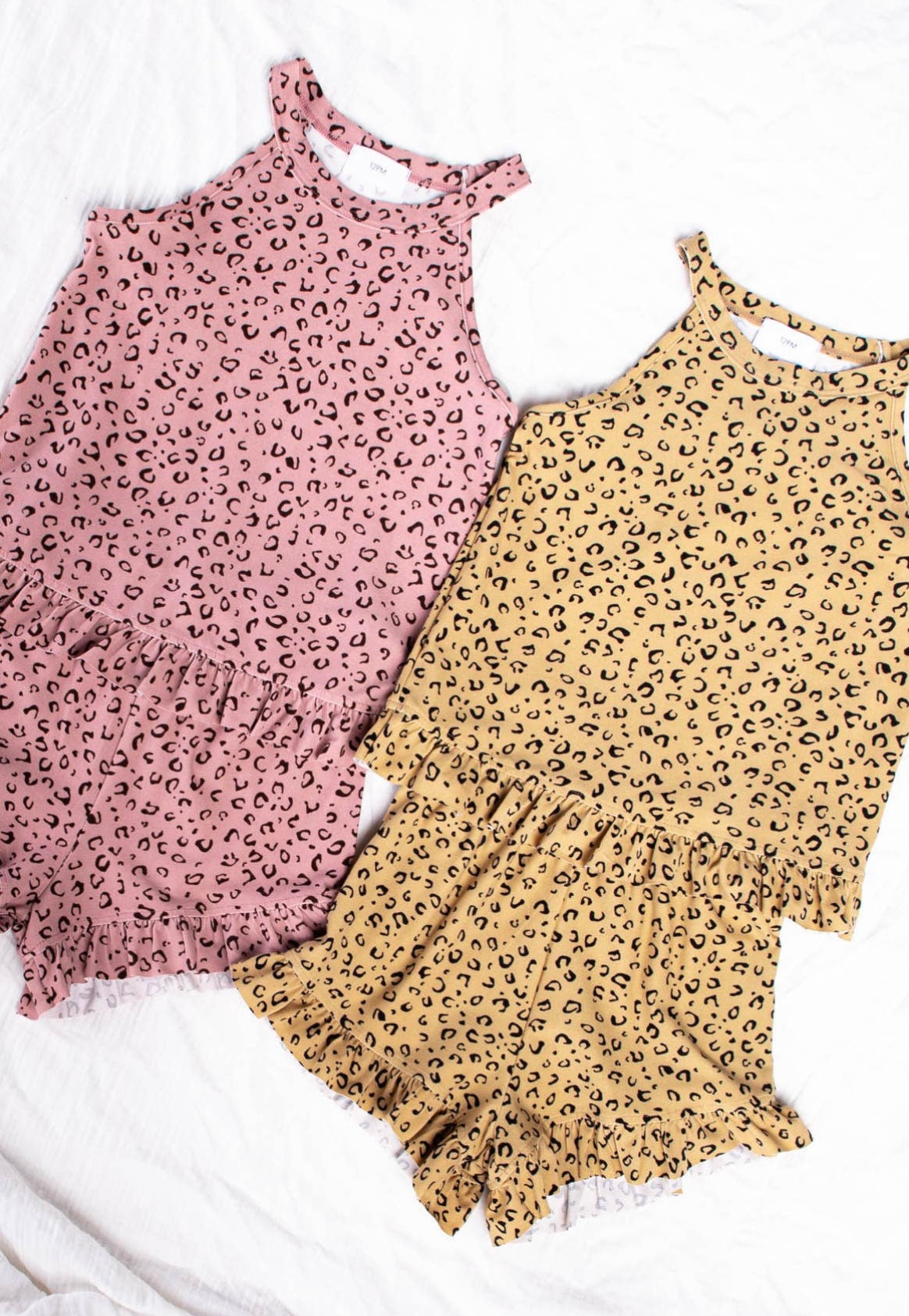 Animal Print Ruffle Set