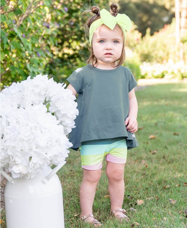 Lime Zest Big Bow Headband