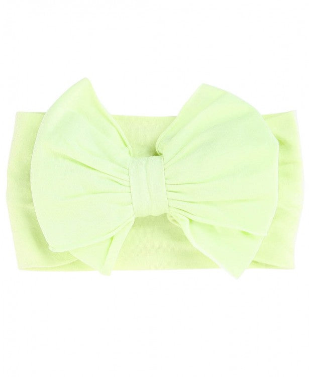 Lime Zest Big Bow Headband