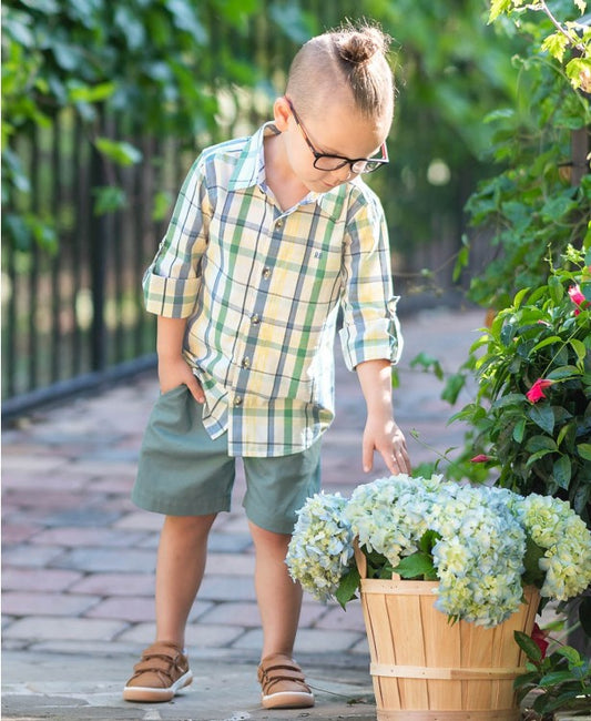 Sawyer Plaid Button Down Shirt