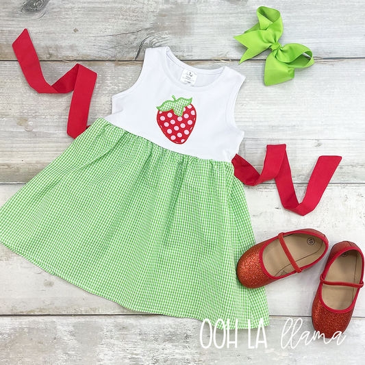 Berry picnic dress