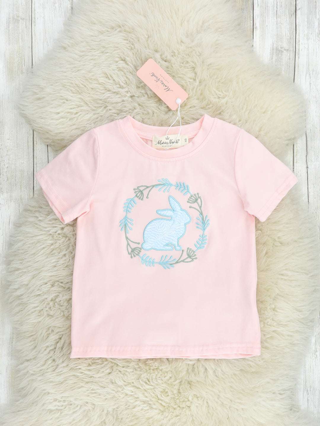 Blush & Blue Bunny Shirt