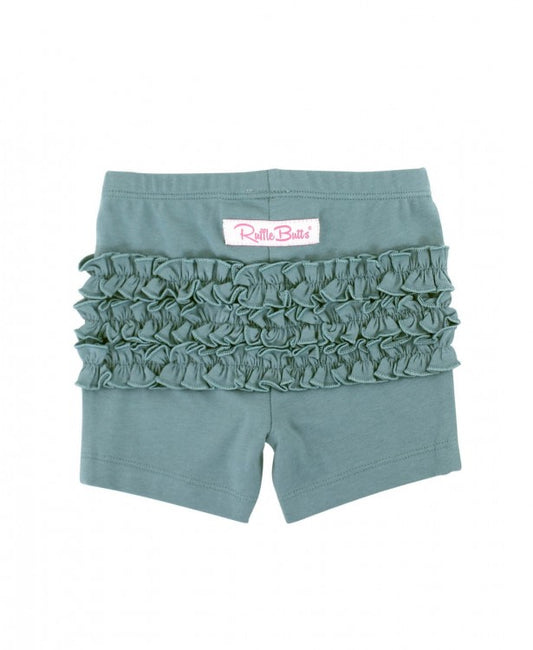 Dolphin Blue Ruffle Playground Shorts