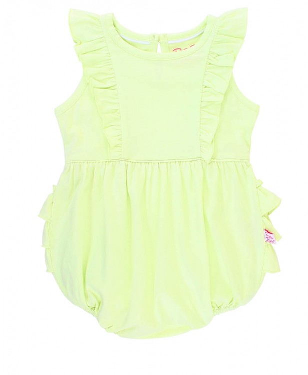 Lime Zest Waterfall Bubble Romper