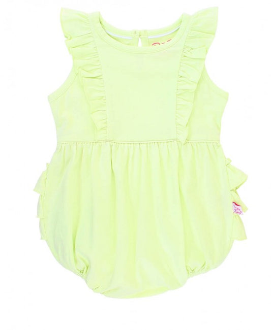 Lime Zest Waterfall Bubble Romper