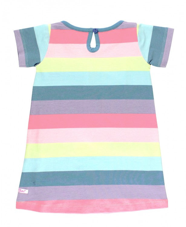 Delightful Rainbow Pocket Dress