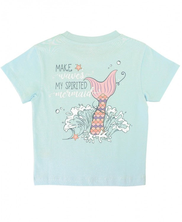 Make Waves Mermaid Signature Tee